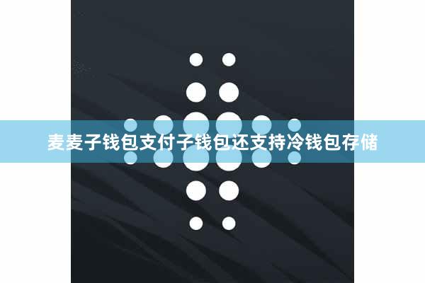 麦麦子钱包支付子钱包还支持冷钱包存储