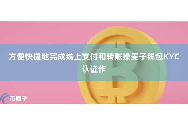 方便快捷地完成线上支付和转账操麦子钱包KYC认证作